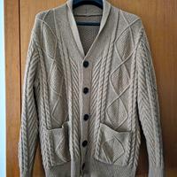 Cardigan uomo beige tg M nuovo