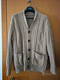 Cardigan uomo beige tg M nuovo