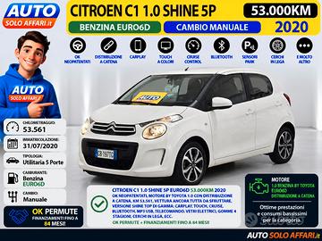 Citroen C1 5 Porte C1 5p 1.0 VTI SHINE EURO6D 53.0