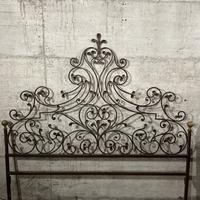 Testata letto in ferro battuto