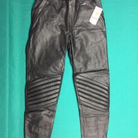Dainese "Corsa nero" pantaloni in pelle nuovi
