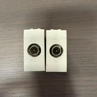 Bticino prese tv passanti Light bianche N4202P