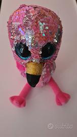 fenicottero rosa ty 28 cm