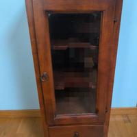 Vetrinetta bassa in stile Arte povera