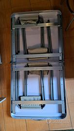 Tavolo pieghevole con 4 sgabelli