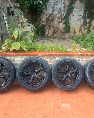 Cerchi Auto 17" Stile Quadrifoglio Alfa 159/Brera