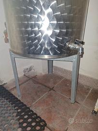 Cisterna botte Acciaio Inox 