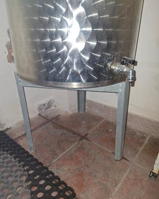Cisterna botte Acciaio Inox 