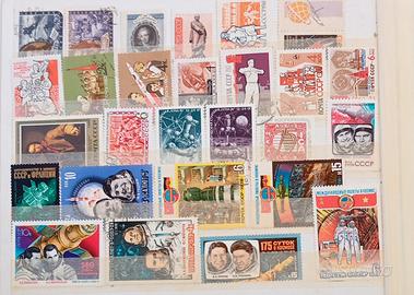 Francobolli Unione Sovietica CCCP 50 e Russia 5 