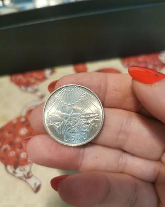 500 lire argento 