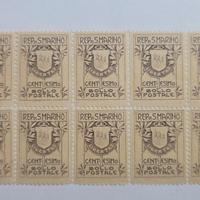 Francobollo Repubblica di San Marino 1907