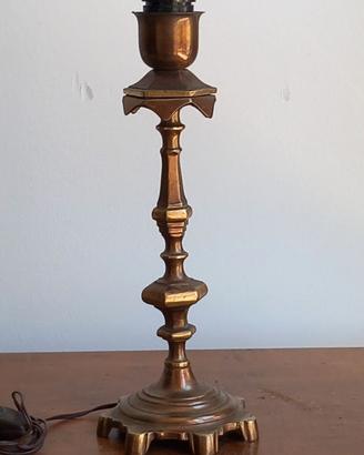 Lampada candelabro di metallo