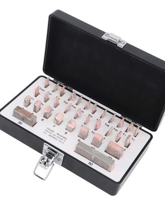 Set blocchetti di riscontro 32 pz  per test metric