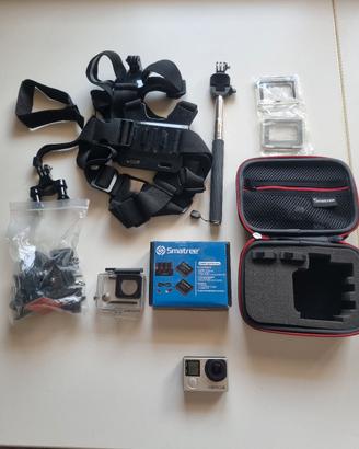 GoPro HERO4 Display lcd + batterie + accessori
