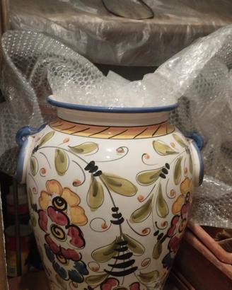 Portaombrelli in ceramica toscana made in Italy 