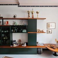 parete attrezzata da soggiorno