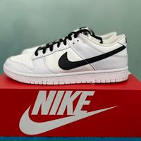 Nike dunk low bianche-nero n45