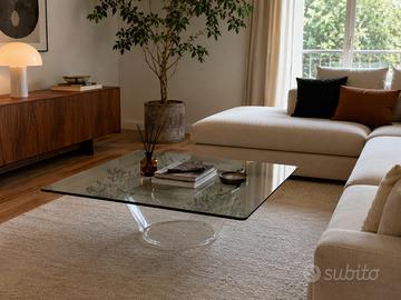 Tavolino design vintage in stile anni 70 space age