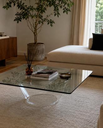 Tavolino design vintage in stile anni 70 space age