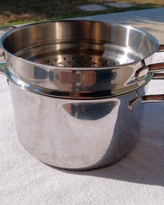 Pentola con cestello acciaio inox Royal Doulton