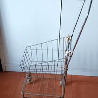 MINI CARRELLO SPESA VINTAGE GIOCATTOLO