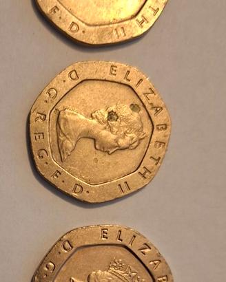 Monete 20 pence