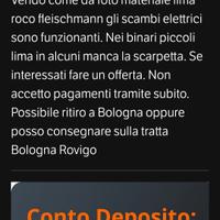 binari lima roco fleischmann 