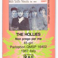 Card n. 57 allegata alla Rivista Raro -The Hollies