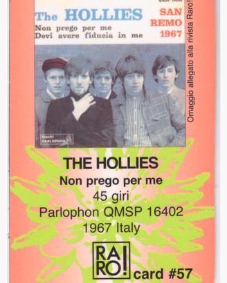 Card n. 57 allegata alla Rivista Raro -The Hollies