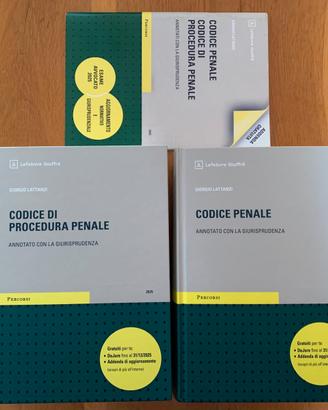 Codice Penale e Codice di Procedura Penale 2025