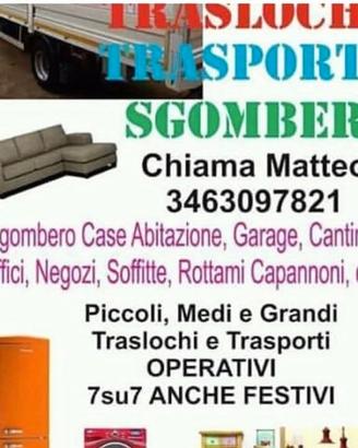 trasporti traslochi sgombero 