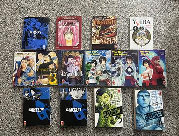 Set n.3 14 manga/fumetti