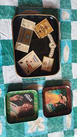 Vassoio legno vintage bar cm 20x15 + 2 sottobicchi