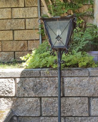 Lampade giardino ferro battuto