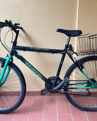 Bicicletta mountain bike da uomo mtb nera