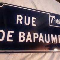 Insegne smaltate Plaques de Rue Francesi