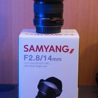 Samyang F2.8 14mm ED AS IF UMC Canon