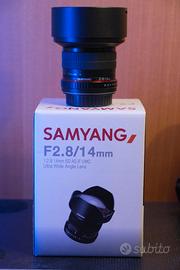 Samyang F2.8 14mm ED AS IF UMC Canon