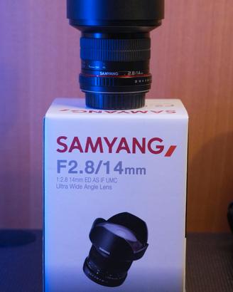 Samyang F2.8 14mm ED AS IF UMC Canon