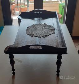 antico vassoio per colazione a letto