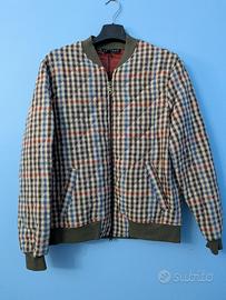 Bomber trapuntato a quadri  TG L - Made in Italy