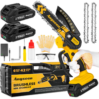 Brushless Mini Motosega a Batteria,6 Pollici