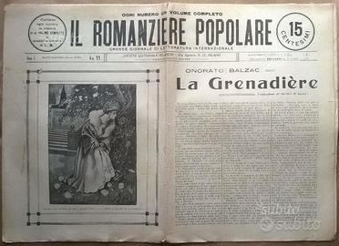 Giornali d'epoca Il Romanzo/ Il Romanziere 1911/14