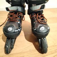 Pattini Oxelo in linea neri n. 35/38