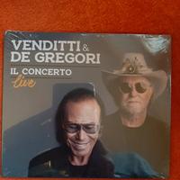 Venditti & De Gregori in concerto live CD nuovo 