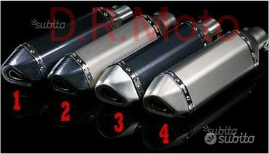 Scarico MOTO marmitta universale 37 CM scooter