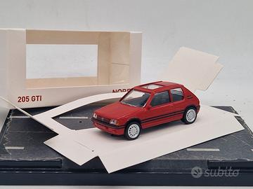 PEUGEOT 205 GTi 1.6 - Colore Rosso - Norev - 1/43