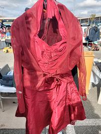 Vestito List TG 46 rosso cerimonia