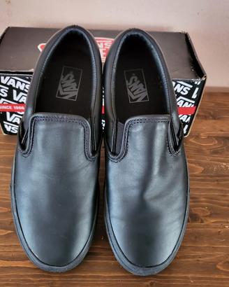 Vans slip on in pelle