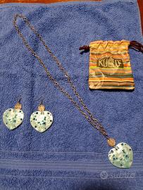 Collana e orecchini kulto